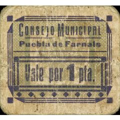 1 Peseta Puebla de Farnals