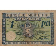 1 Peseta Albacete