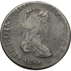 8 Reales - Fernando VII Durango - Royalist coinage