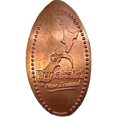 Elongated coin Punakaiki