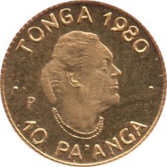 10 Pa`anga - Taufa`ahau Tupou IV FAO