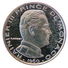 1 Franc - Rainier III Trial