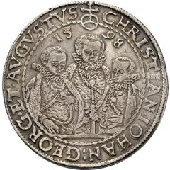2 Thalers - Christian II, John George and August