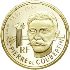 500 Francs Pierre de Coubertin