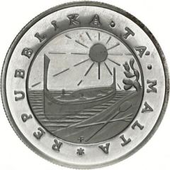 1 Lira / Pound Evacuation of British Armed Forces from Malta