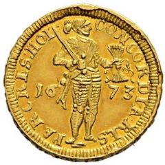 1 Ducat Amsterdam, piedfort of 4 ducat weight