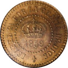 2 Centavos - Isabella II Pattern