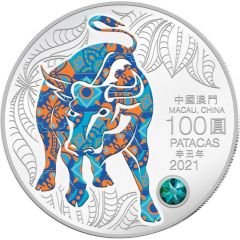 100 Patacas Year of the Ox