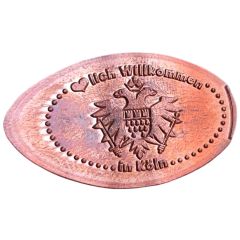 Elongated coin - Köln Willkommen