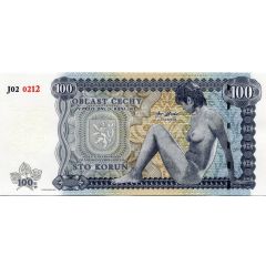 100 korun - Oblast Čechy Royaume de Bohême