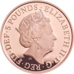5 Pounds - Elizabeth II Royal Wedding, Gold Proof
