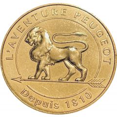 Jeton touristique - Monnaie de Paris - L'aventure Peugeot