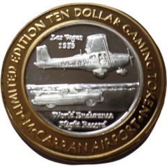10 Dollar Gaming Token - McCarran Airport Limited Edition Las Vegas, Nevada
