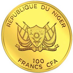 100 Francs African buffalo