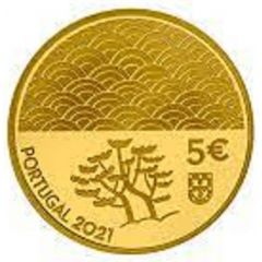 5 Euros A Arte da Laca, Gold