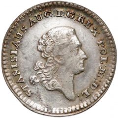 Trojak historyczny - Stanisław August Poniatowski Kraków mint