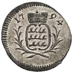 1/2 Kreuzer - Louis Eugen