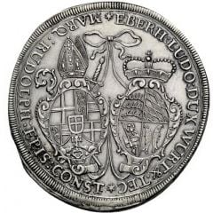 1 Thaler - Eberhard Louis and bishop Marquart Rudolph