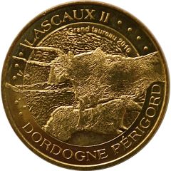 Tourist token - Monnaie de Paris - Montignac - Lascaux II big bull