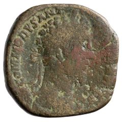 Sestertius - Commodus LIBERAL AVG P M TR P X IMP VII COS IIII P P S C, Liberalitas