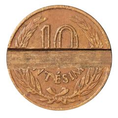 Game Token Grooved coin