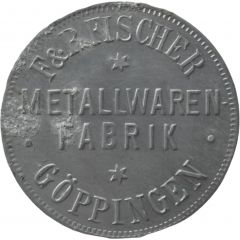 10 Pfennig - Göppingen F. and R. Fischer Metallwarenfabrik