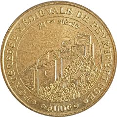 Monnaie de Paris Tourist Token - Aude Forteresse médiévale de Peyrepertuse - XIème siècle