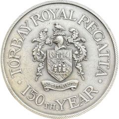 Medal - 150th anniversary of the Torbay Royal Regatta