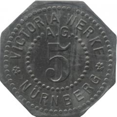 5 Pfennig - Nürnberg Victoria Werke A.G.