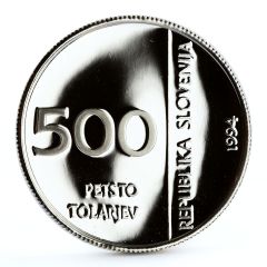 500 Tolarjev Monetary Institute of Slovenia