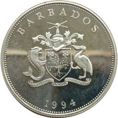 1 Dollar - Elizabeth II Queen Elizabeth the Queen Mother