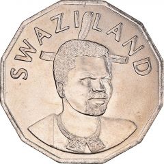50 Cents - Mswati III 2nd portrait