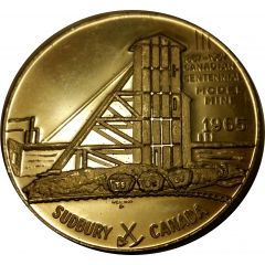 Medallion - Sudbury `Numismatic Park` Model Mine