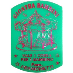 JETON DE MANEGE GIOSTRA BAMBINI