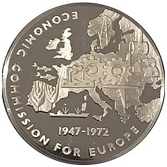 Medal - United Nations 25th Anniversary of the Economic Commission for Europe
