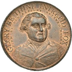 Medalet - George III Charles Fox, bronze