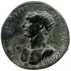Dupondius - Trajan S P Q R OPTIMO PRINCIPI S C