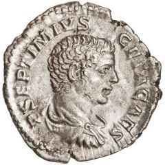 Denarius - Geta PONTIF COS II