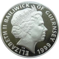 5 Pounds - Elizabeth II Sir Winston Churchill - Silver