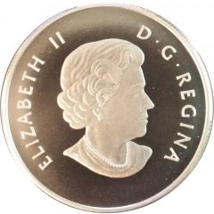10 Dollars - Elizabeth II Skiing Canadian Slopes