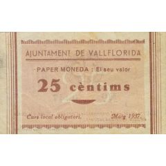 25 Céntimos Vallflorida