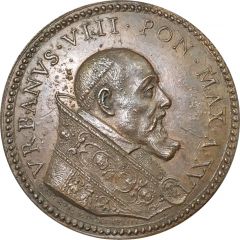 Medal - Pope Urban VIII Salva nos domine