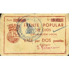 2 Pesetas Ojós