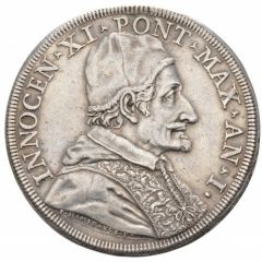 1 Piastra - Innocenzo XI MATTHÆVS APOST SANCTVS - St. Matthew