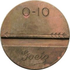 Telephone Token - Goetz O-10 Chicago, Illinois