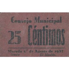 25 Céntimos Moreda