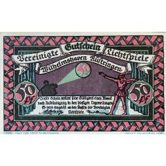 50 Pfennig Vereinigte Lichtspiele