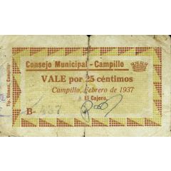 25 Céntimos Campillo de Altobuey