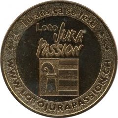 Jeton Touristique - Monnaie de Paris - Loto Jura Passion - 10 ans ça se fête