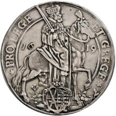 2 Thalers - John George I Vicariat
